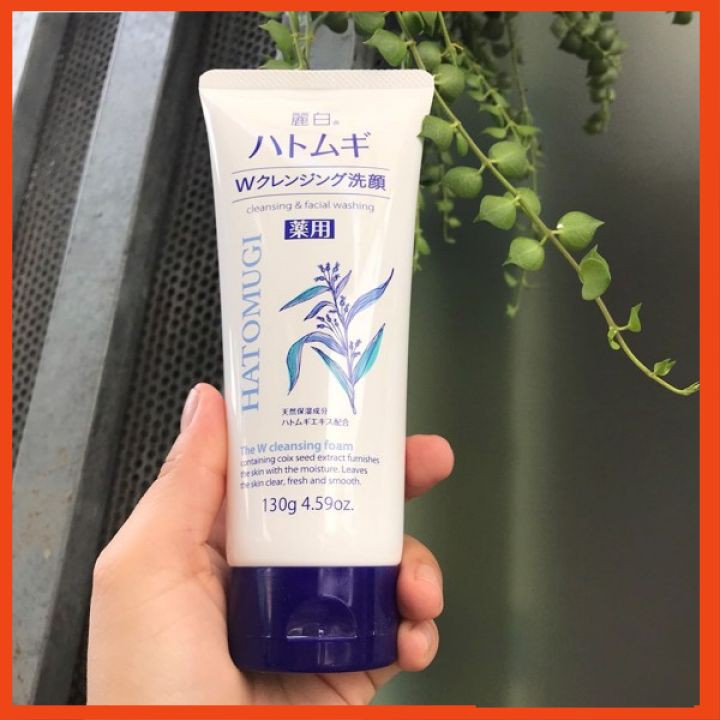 Sữa rửa mặt Hatomugi [FREE SHIP_AUTH] 130g và 170g Nhật bản