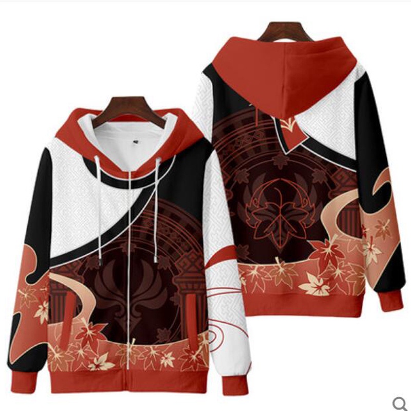 Áo Khoác Hoodie Hóa Trang Nhân Vật Kaedehara Kazuha Trong Genshin Impact
