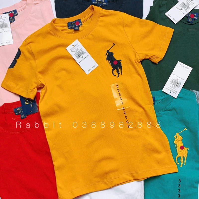 Áo thun polo trai gái - RABBITSHOP( hàng sale ko đổi trả)