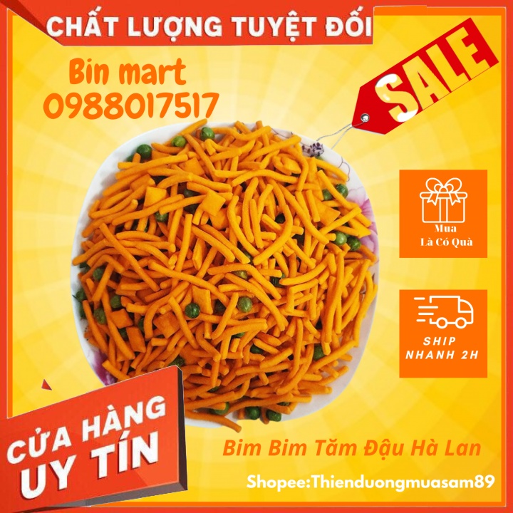 sỉ 1kg bimbim tăm mix đậu Hà Lan siêu ngon