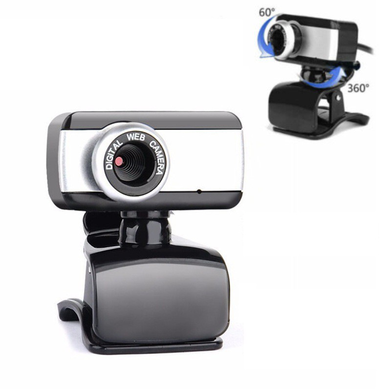 (Bảo hành 06 tháng) Webcam Kẹp màn mini có mic dùng cho máy tính có tích hợp mic - Webcam để bàn V7