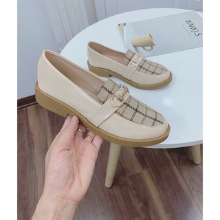 Giày lười Moka nơ thắt trẻ trung