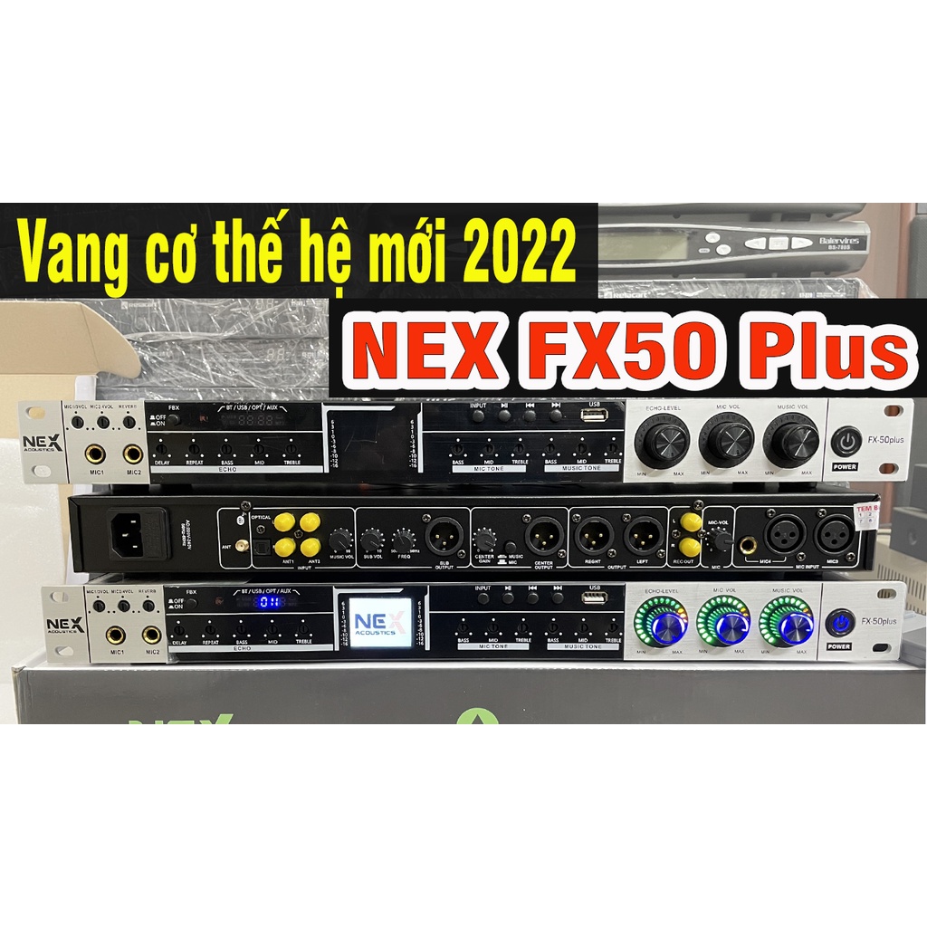 Vang cơ NEX FX50 plus (2022) có điều khiển + cổng quang + bluetooth