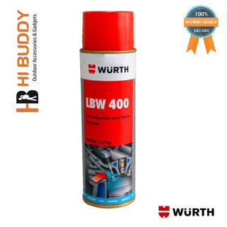 Dung Dịch Vệ Sinh Kim Phun Xăng Điện Tử WURTH LBW 400 Fuel Injection And Valve Cleaner 330ml 89356091 | HIBUDDY