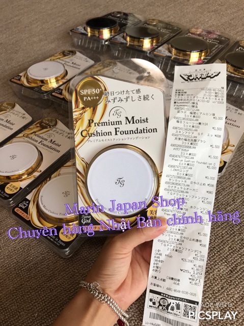 (Chuẩn Store kèm bill)Phấn nước Tiara Girl Nhật Bản Premium Moist Cushion Foundation | BigBuy360 - bigbuy360.vn