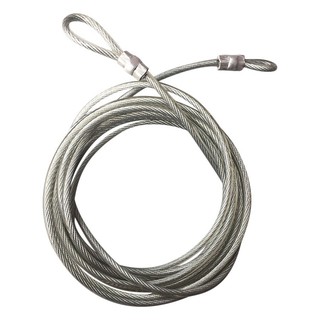 Dây cáp bọc, cáp khóa xe nhựa khóa phi 10 có móc 2 đầu dùng làm: cáp khóa nhiều xe, dây xích đu