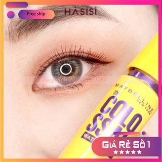 Mascara làm dày mi maybeline vàng(tặng 1 cây sơn kem)