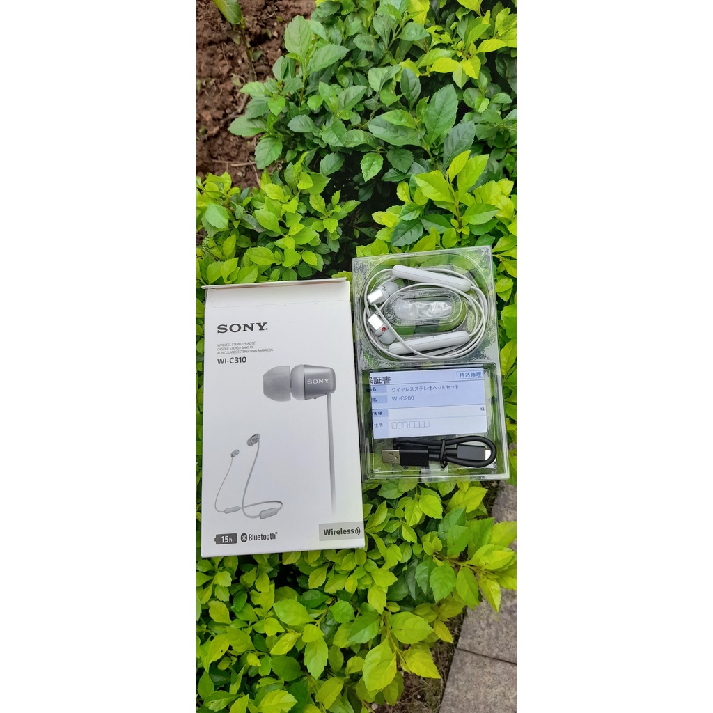 Tai nghe bluetooth thể thao Sony WI-C310 chính hãng - Bảo hành 12 tháng 1 đổi 1