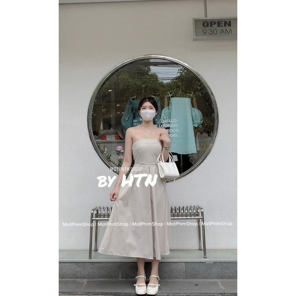 ĐẦM CÚP XẾP LY DÀI, đầm đi chơi, dạo phố