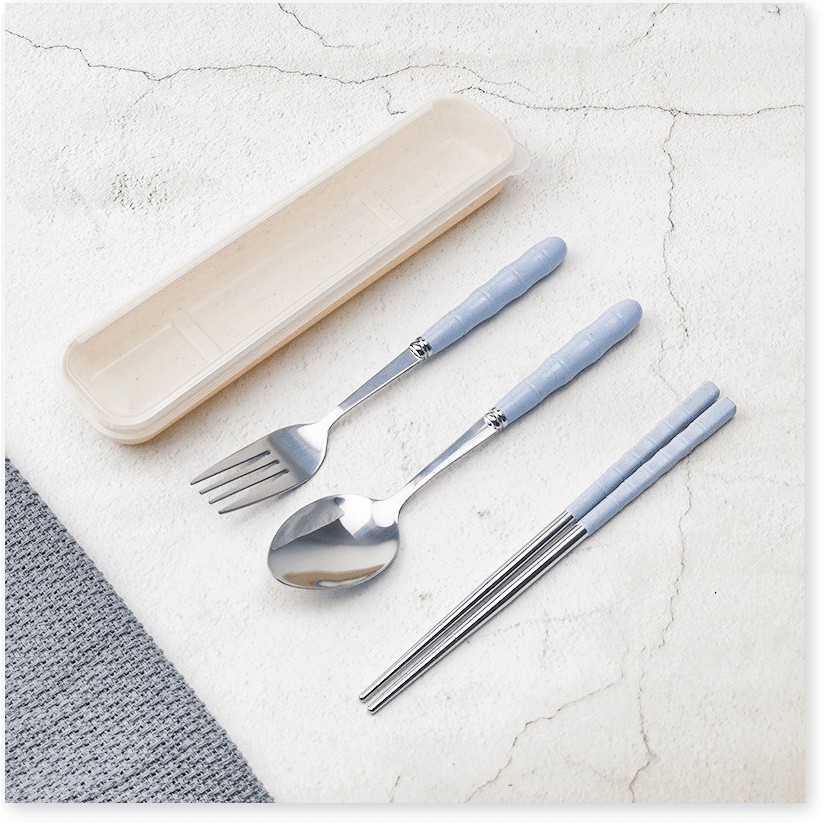 Bộ thìa, đũa, dĩa inox cao cấp - An toàn, vệ sinh, đẹp mắt