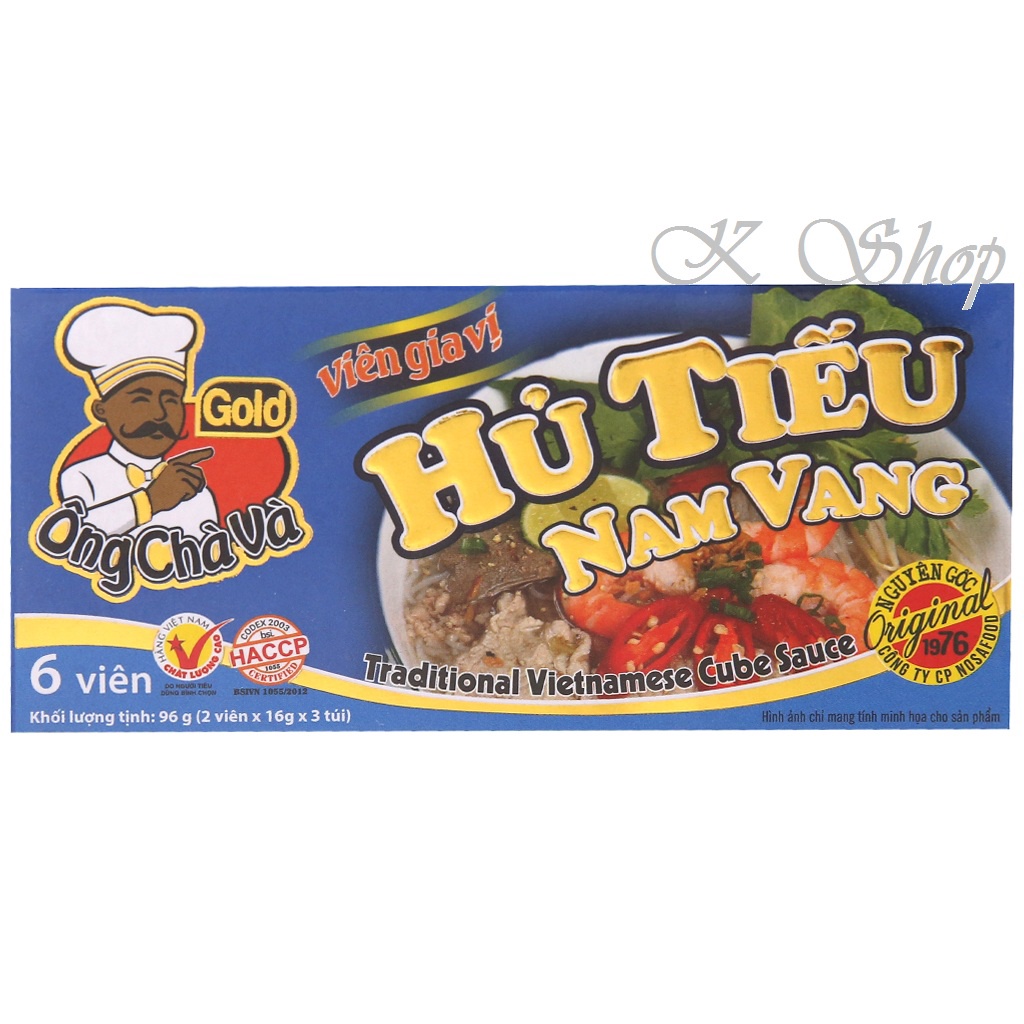 VIÊN GIA VỊ NẤU BÒ KHO ÔNG CHÀ VÀ 76g