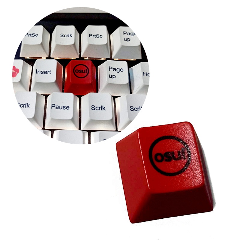 DOU 1PC Creative Keycap for Mechanical Keyboard Cherry Profile PBT Dye-sub Keycap R4