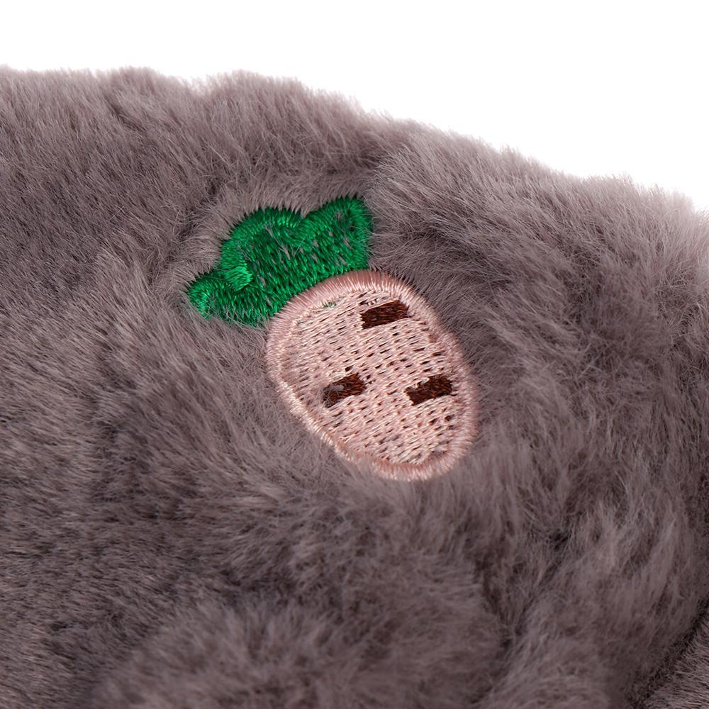 ORIENTLII Găng Tay Giả Lông Thỏ Mèo Mềm Mại Dày Dặn Ấm Áp