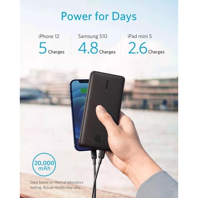 PIN SẠC DỰ PHÒNG ANKER POWERCORE ESSENTIAL 20.000MAH POWER DELIVERY - A1287
