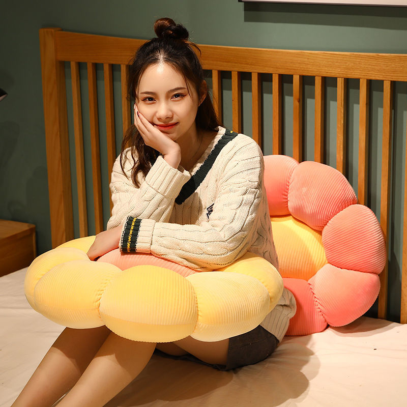 Gối Đệm In Hình Hoa Đáng Yêu Tiện Dụng