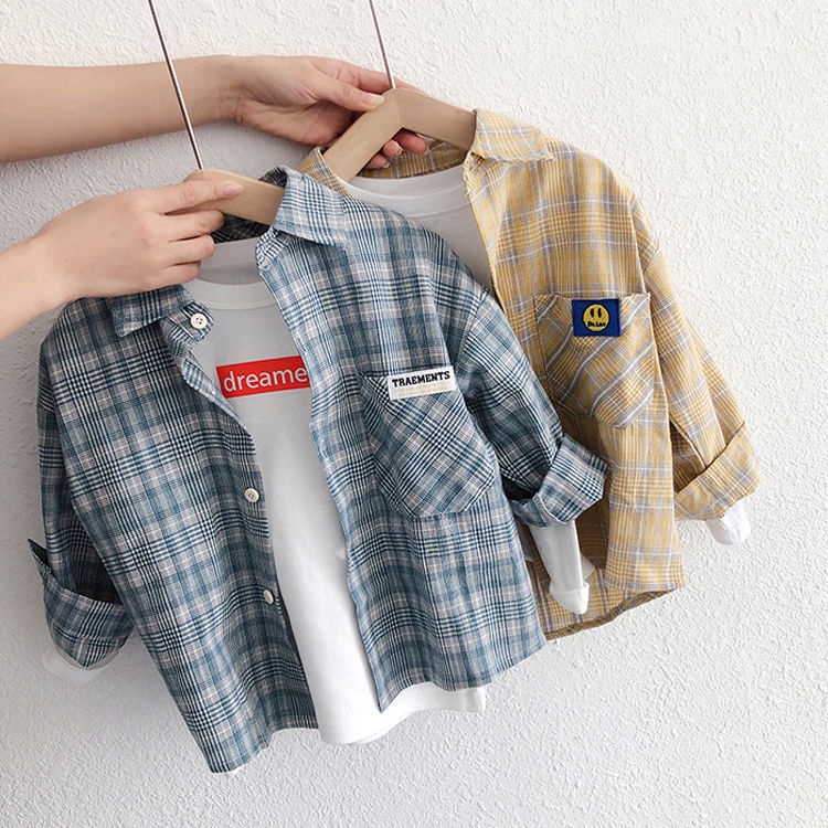 Áo Thun polo Tay Dài Mùa Xuân Thu Bằng Vải Lanh cotton Họa Tiết Kẻ Sọc Thời Trang Mới Cho Bé Trai 2021