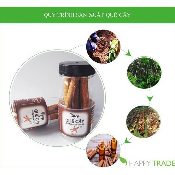 Quế cây Vipep hũ 20g