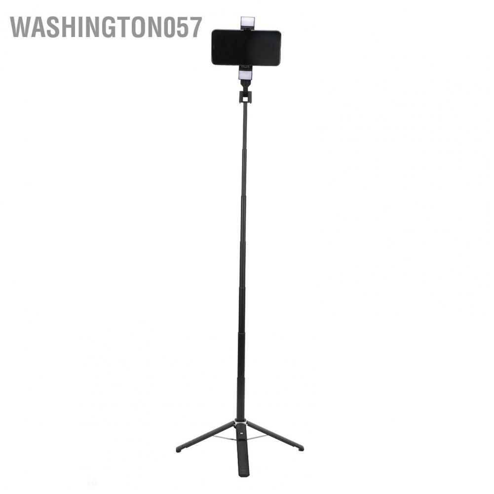 Có thể bán buôn Gậy chụp ảnh tự sướng Tripod Bluetooth Remote với 2 chân đế phát trực tiếp ánh sáng lấp đầy có thể xoay 360° Washington057 Hàng giao ngay
