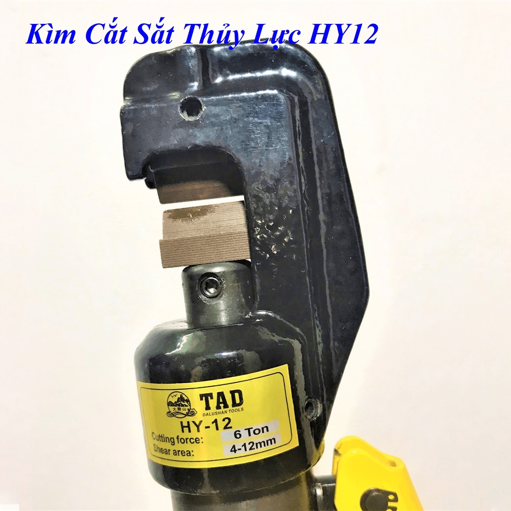 Kìm Cắt Sắt Thủy Lực HY12 - Chuyên Dụng Cắt Sắt, Thép Dạng Khối - Bảo Hành 6 Tháng
