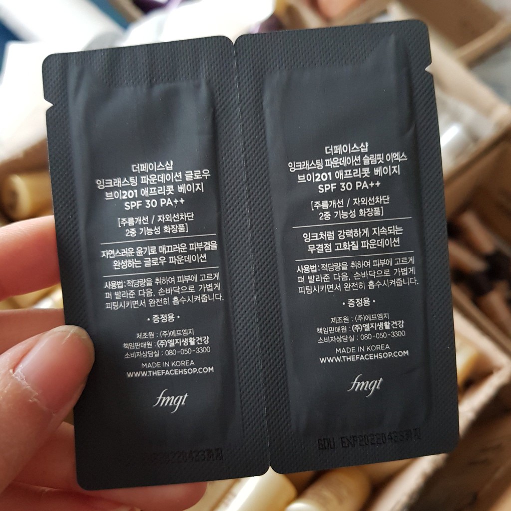 10 Set 2 Kem Nền Lâu Trôi Chống Nắng INK LASTING FOUNDATION SLIM FIT EX + GLOW SPF30 PA++ | BigBuy360 - bigbuy360.vn