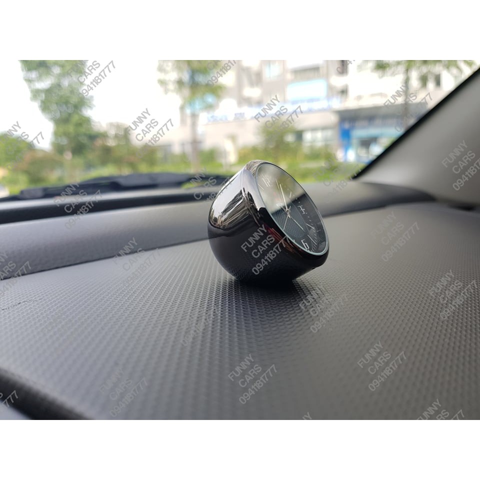Đồng hồ trang trí tablo ô tô có lô gô các hãng xe Mazda Honda Toyota  Mitsubishi Hyundai KIA