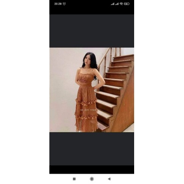 Đầm xoè dáng dài