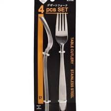 Set 4 dĩa inox ăn hoa quả cao cấp (Hàng nội địa Nhật)