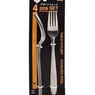 Set 4 dĩa inox ăn hoa quả cao cấp