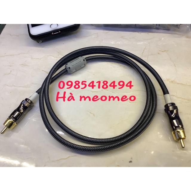 Cáp âm thanh đồng trục Coaxial-SPDIF bọc xác rắn