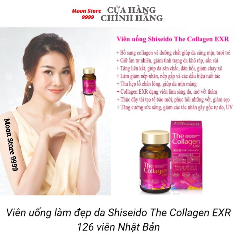 Viên uống The Collagen Shiseido EXR Nhật Bản mẫu mới hộp 126 viên
