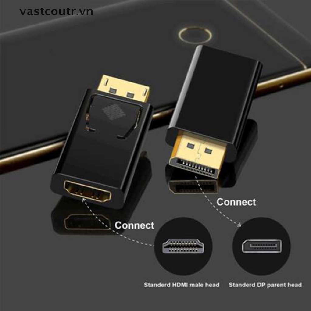 Cáp Chuyển Đổi Cổng Hiển Thị Sang HDMI DP HDMI 4K