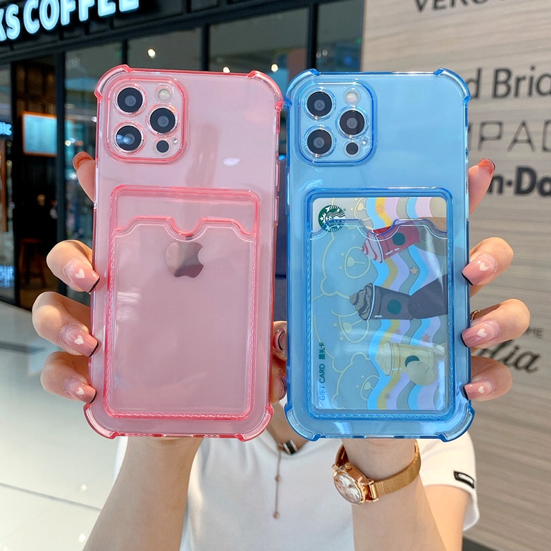 Ốp Điện Thoại TPU Có Ngăn Đựng Thẻ Cho iPhone IP7G/8G IP7P/8P IPX/XS IPXR IPXS MAX