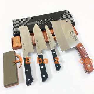 Bộ 4 Dao nhà bếp Nhật Bản đủ chức năng, lưỡi thép không gỉ
