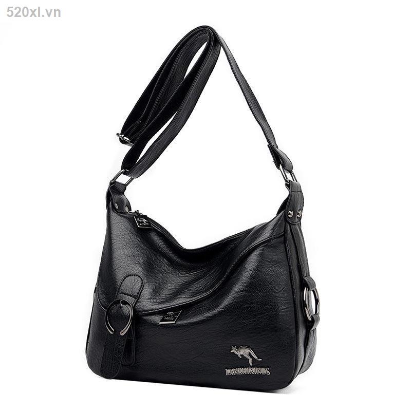 Túi Xách Đeo Vai Da Bò Mềm Cỡ Lớn Thời Trang Cho Phụ Nữ Trung Niên 2020