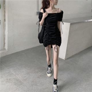 [ORDER TAOBAO]  Váy Body Dây Rút