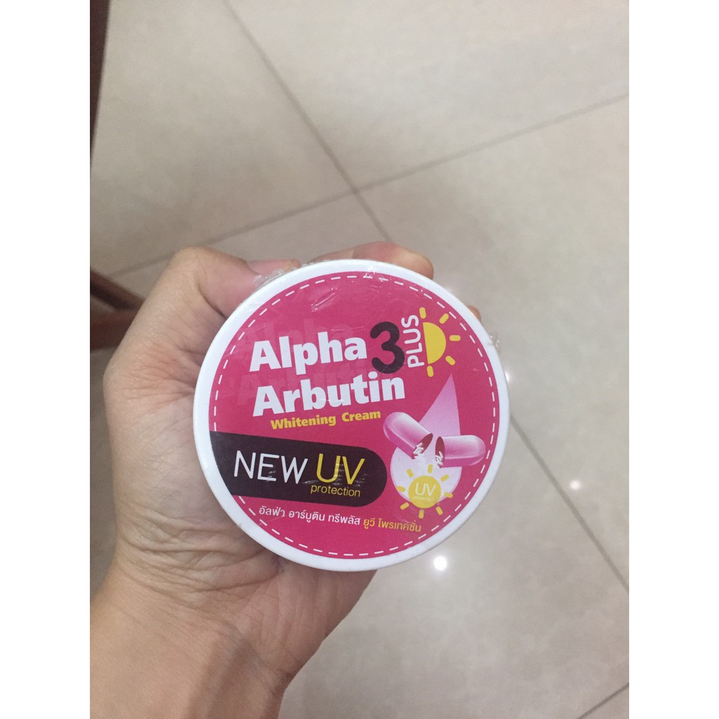 [ NEW HOT ] Kem kích trắng da chống nắng Alpha Arbutin 3 Plus New UV 50 Gr [ Hàng Thái Chuẩn ]