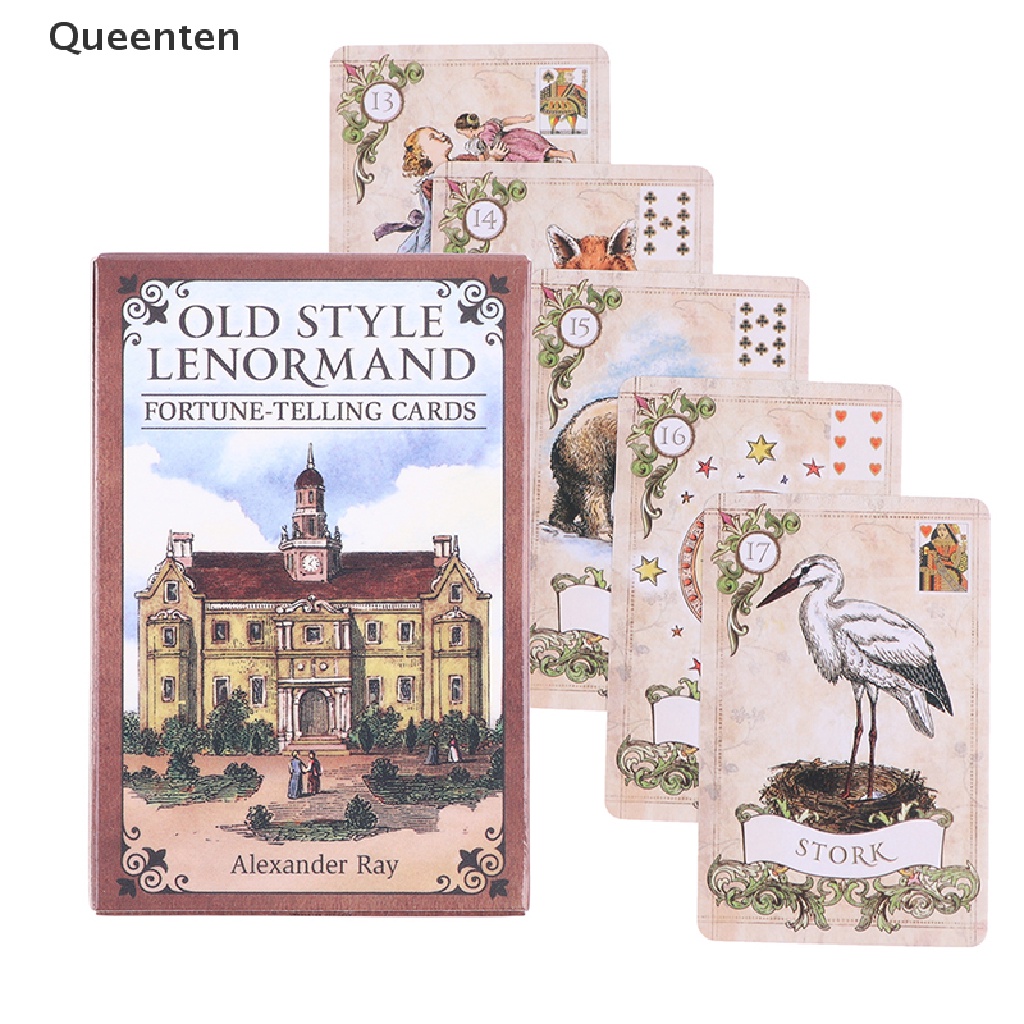 Bộ Thẻ Bài Tarot Lenormand Oracle Phong Cách Cổ Điển
