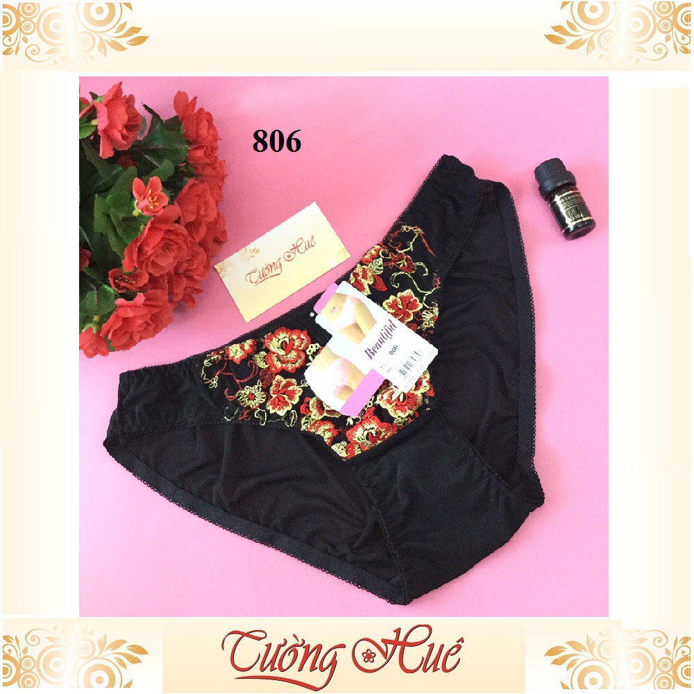 Quần lót nữ Beautiful 806 quần lót ren lưới cỡ lớn 2XL.