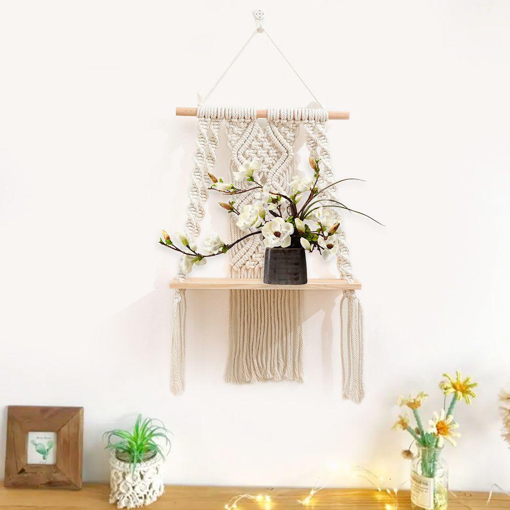 KUNHEV Kệ Gỗ Treo Tường Trang Trí Phòng Khách