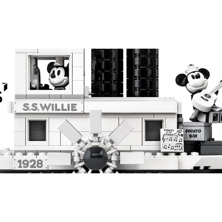 Hàng đặt-LEGO Ideas 21317 - Tàu Hơi Nước của Mickey và Winnie
