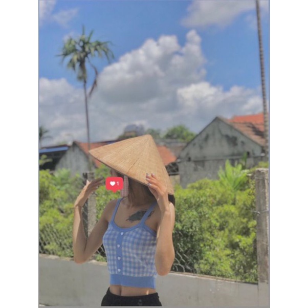 áo croptop hai dây chất len mịn hàng đẹp (kèm hình thật) | BigBuy360 - bigbuy360.vn