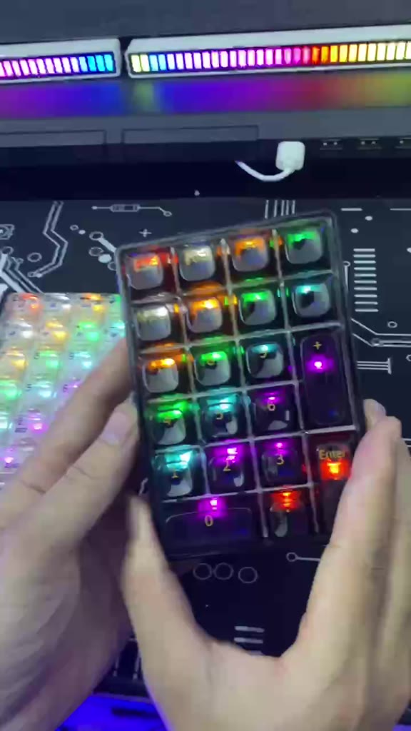 Bàn Phím Số Không Dây Bluetooth 5.0 Attack Shark K21 Phím Cơ LED RGB Hotswap 5 Pin Cho Kế Toán Game Thủ | BigBuy360 - bigbuy360.vn