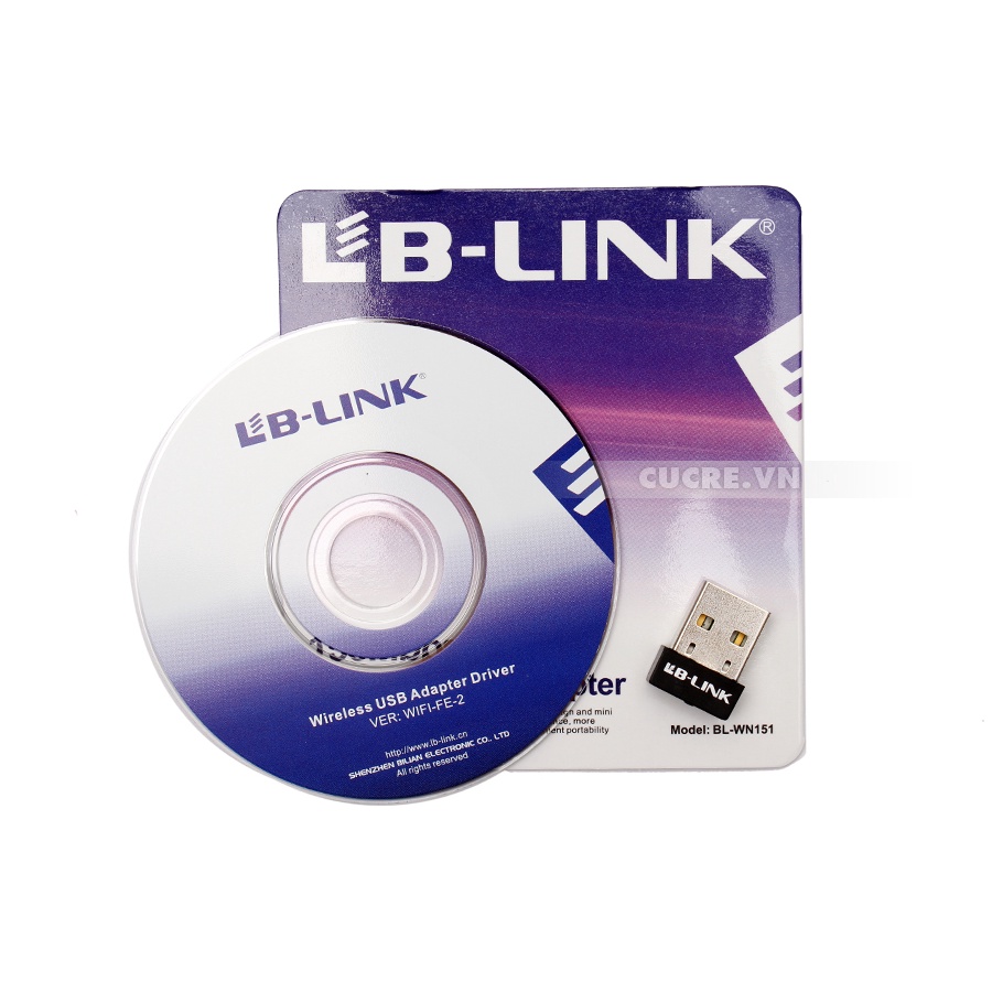 Usb wifi, usb thu wife LB-LINK  WN 151 tăng tốc độ wife cho PC và laptop thiết kế nhỏ gọn, tiện dụng