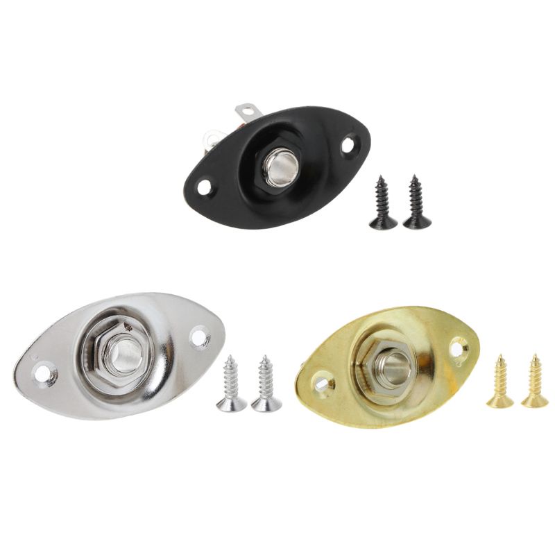 Vỏ bọc jack cắm đầu vào kèm 2 ốc vít cho đàn guitar điện