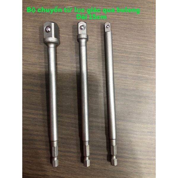 bộ đầu chuyển từ lục giác qua bulong dài 15cm