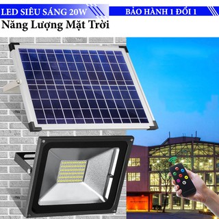 Đèn Năng Lượng Mặt Trời 20W LED ánh sáng trắng chống nước