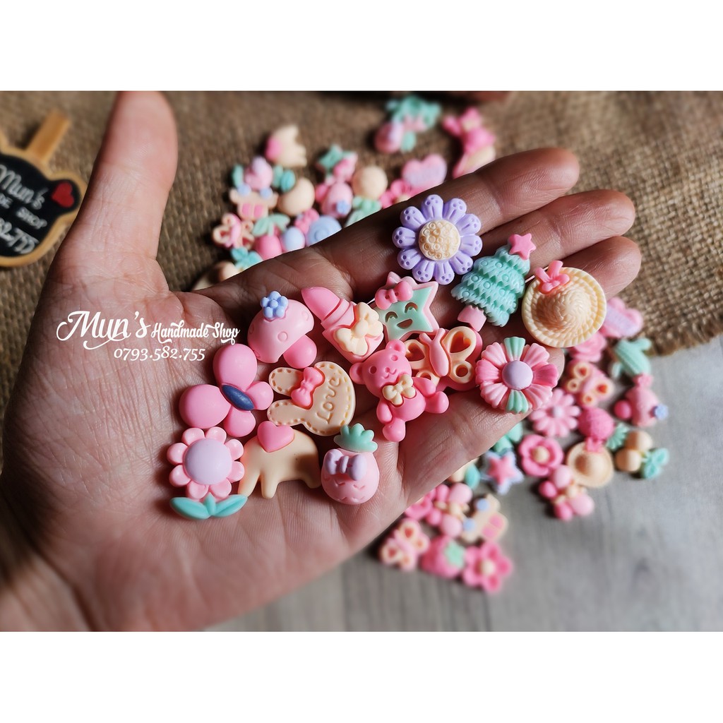 Set 10 charm theo 3 chủ đề