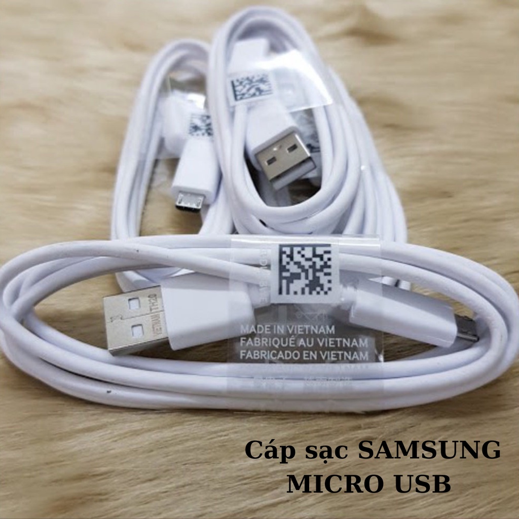 Dây Cáp Sạc Micro Usb Chính Hãng Samsung Made In Vietnam Dùng Để Sao Chép Dữ Liệu Sạc Điện Thoại - Tm Shop
