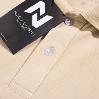 Áo Polo Nam Màu Be Basic N.GG.A Chất Cotton