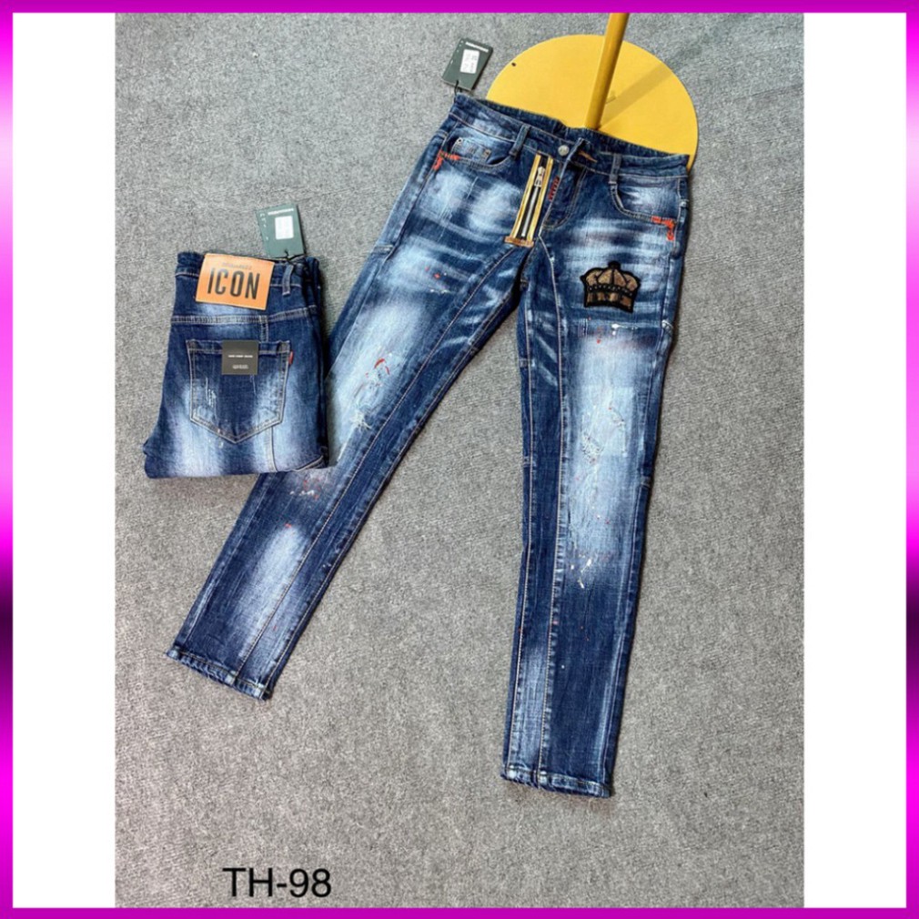 Quần Bò Nam ⚡ Quần Jean Dài DSQ Màu Đen Nhiều Mẫu Siêu Đẹp | BigBuy360 - bigbuy360.vn